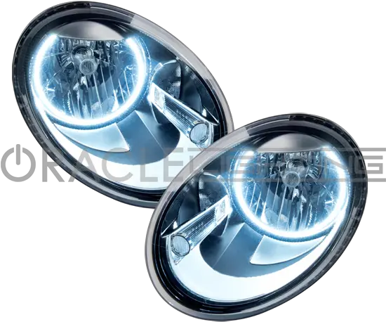  Oracle Lighting 2012 2015 Volkswagen Beetle A5 Led Headlight Halo Kit Volkswagen Beetle Headlight Png Volkswagen Icon