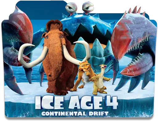  Ice Age Continental Drift Folder Icon 2012 Designbust Ice Age Continental Drift Png Office 2016 Folder Icon