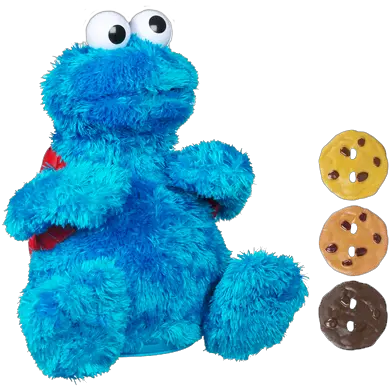  Playskool Sesame Street Count U0027n Crunch Cookie Monster Count And Crunch Cookie Monster Png Cookie Monster Png