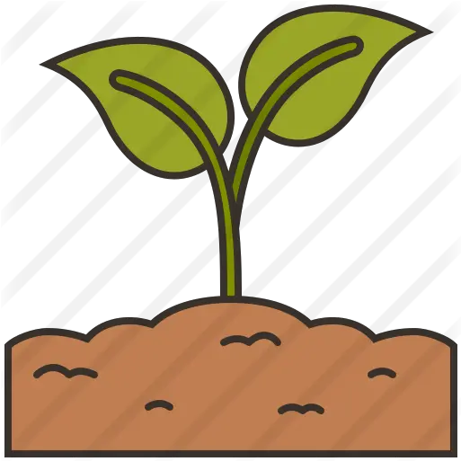  Plant Free Farming And Gardening Icons Soil Png Plant Icon Image Clip Art