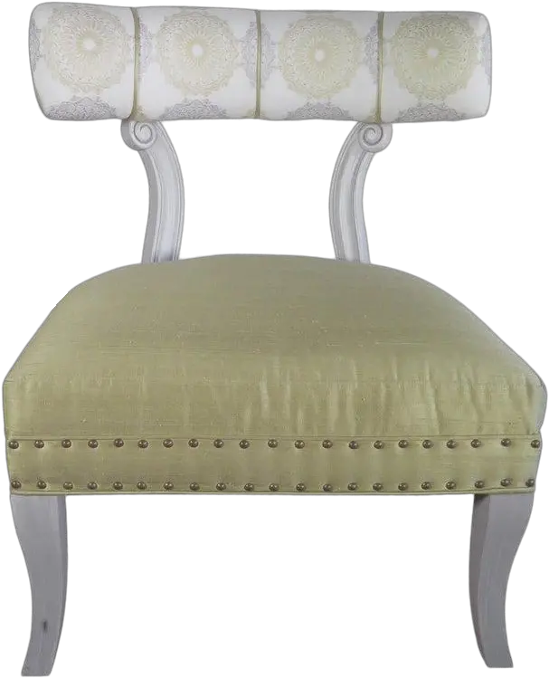  Jeff Zimmerman Collection French Deco Silk Nail Head Chair Chair Png Nail Head Png