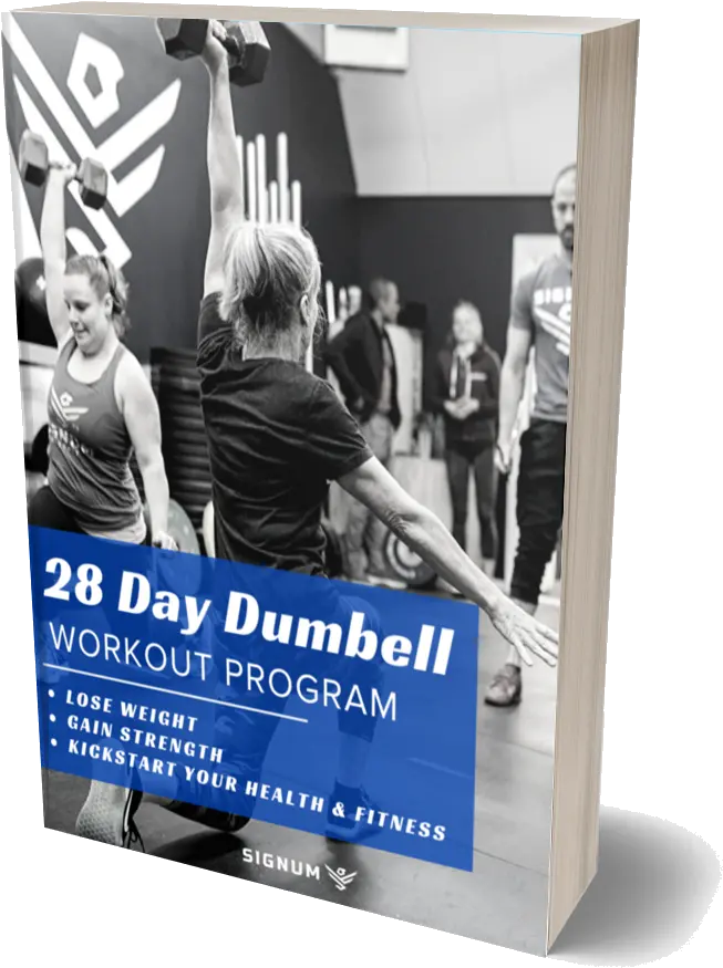  28 Day Dumbbell Workout Program Banner Png Dumbbell Transparent Background