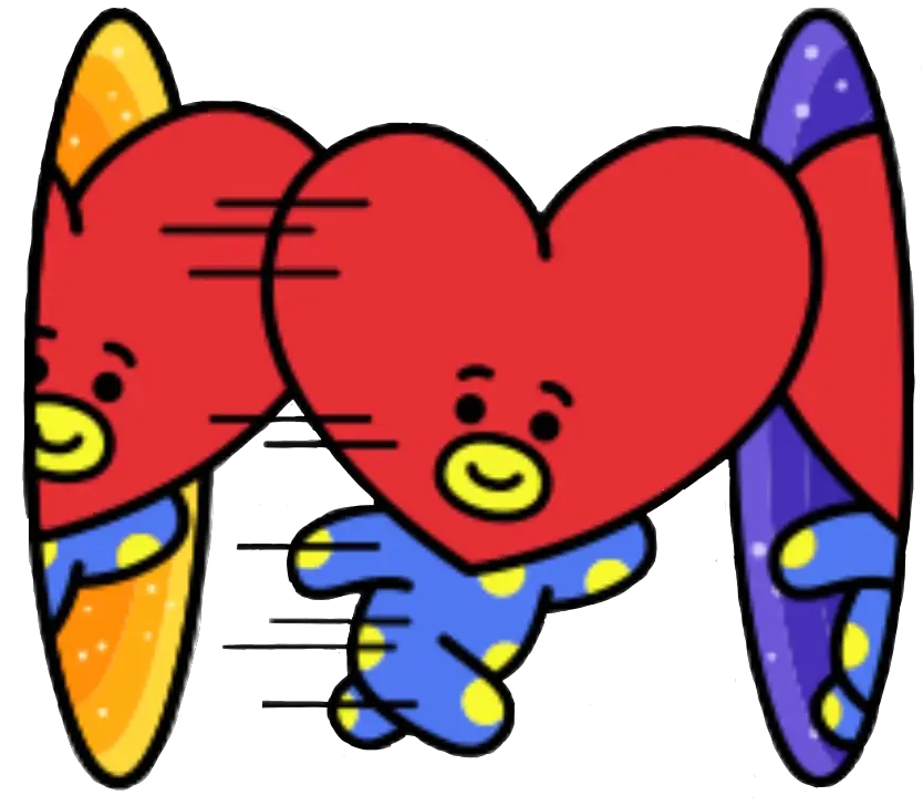  Animated Graphic Freeuse Stock Bt21 Tata Transparent Png Bt21 Png