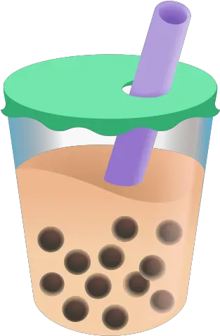  Bubble Tea Emoji Bubble Tea Emoji Android Png Bubble Tea Transparent