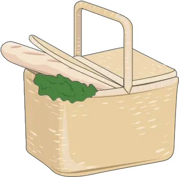  Filepicnic Bag Clip Artpng Wikimedia Commons Illustration Picnic Basket Png