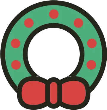  Wreath Christmas Holidays Icon Dot Png Wreath Png