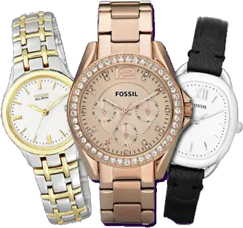  Branded Watch Png Pic Rose Gold Fossil Watches Watch Png