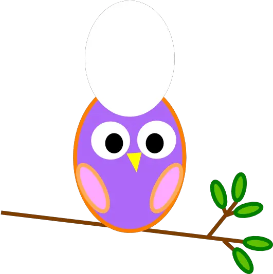  Library Of Cooing Owl Picture Black And Snowy Owl Easy Cartoon Png Owl Transparent