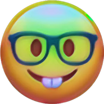  Nerd Emoji Png Nerd Emoji Rabbit Party Emoji Besserwisser Party Emoji Png