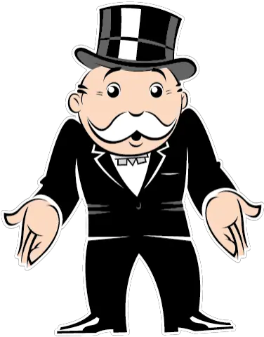  Sticker Maker Mr Monopoly Stickers Monopoly Broke Png Monopoly Man Png