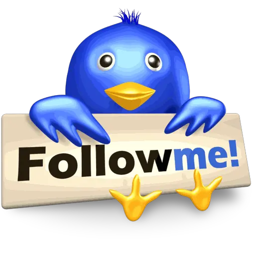  Bird Follow Me Social Media Symbol Follow Me Logo Png Me Png