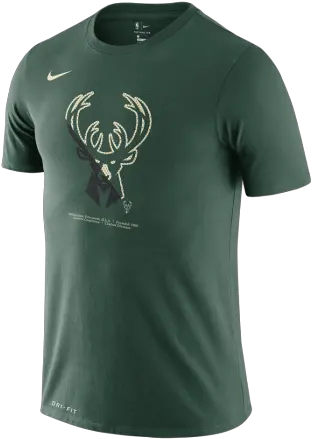  Nike Dry Milwaukee Bucks Logo Tee Milwaukee Bucks Png Bucks Logo Png