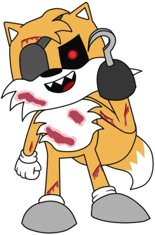  Withered Tails Fnas Maniac Mania Tails Png Tails Png