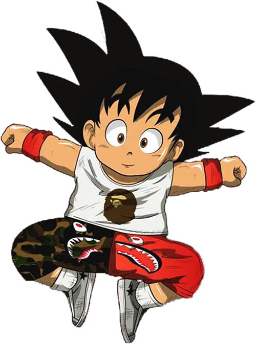  Hypebeast Goku Clipart Goku Supreme Png Hypebeast Png