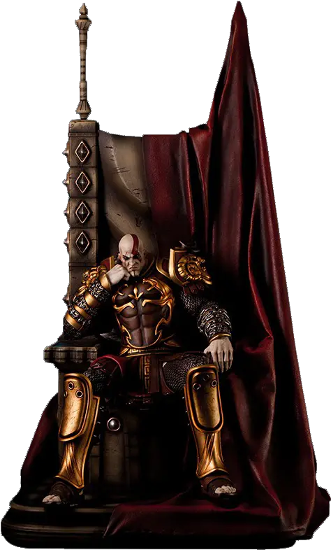  God Of War Kratos Kratos On The Throne Png Kratos Png