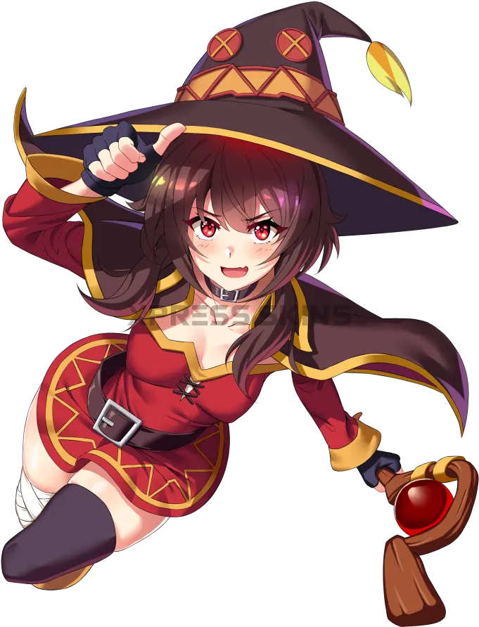  Megumin Megumin Fanart Png Megumin Png