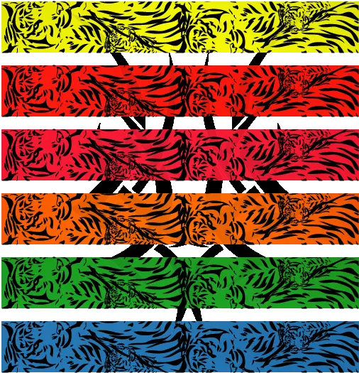  Fluoro Printed Wraps Draw A White Tiger Png Tiger Stripes Png