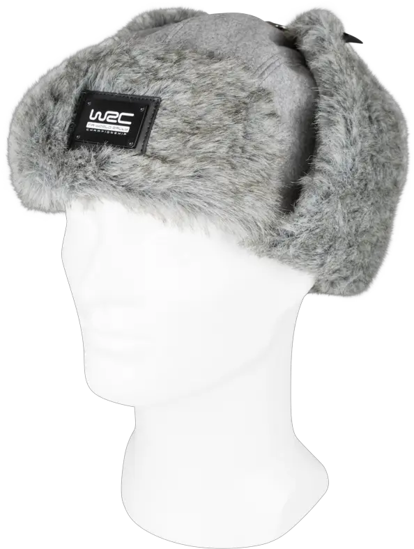  Wrc Grey Winter Hat Unisex Png Ushanka Png