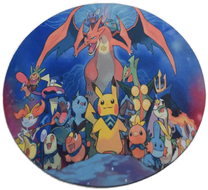  Pokémon Pikachu And Friends Character Round Mousepad Rmp Pm1 Walmartcom Infernet Pokemon Png Detective Pikachu Icon