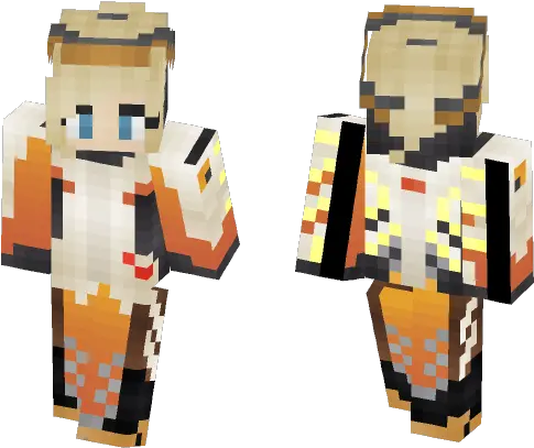  Download Mercy Overwatch Minecraft Skin For Free Fictional Character Png Mercy Overwatch Png