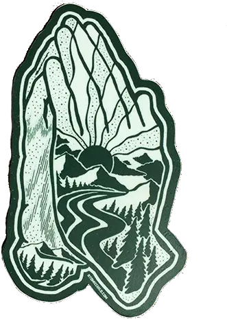  Praying Hands Decal Green Praying Hands Png Praying Hands Transparent