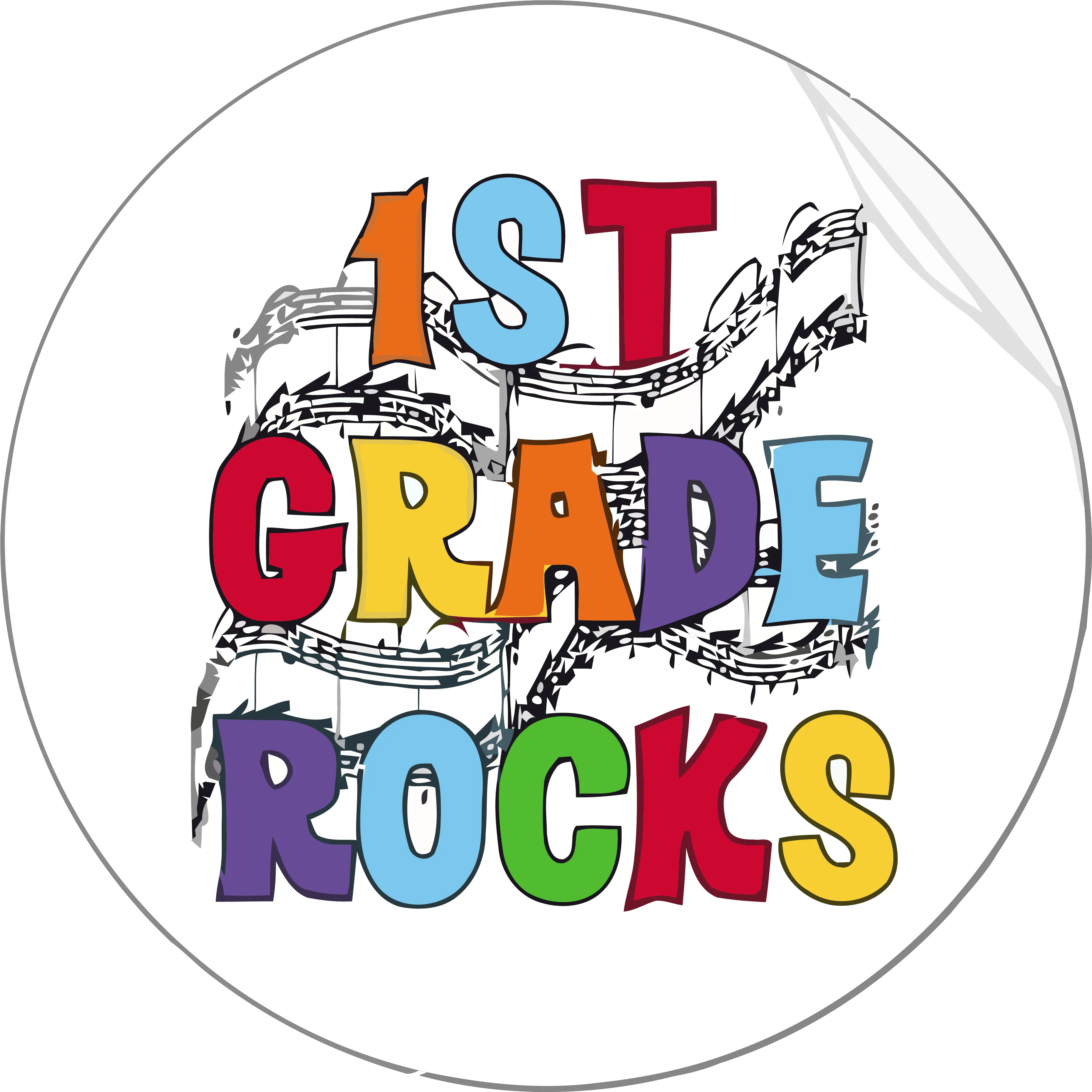  1st Grade Rocks Circle Clipart Png U2013 Clipartlycom Graphic Design Rocks Png