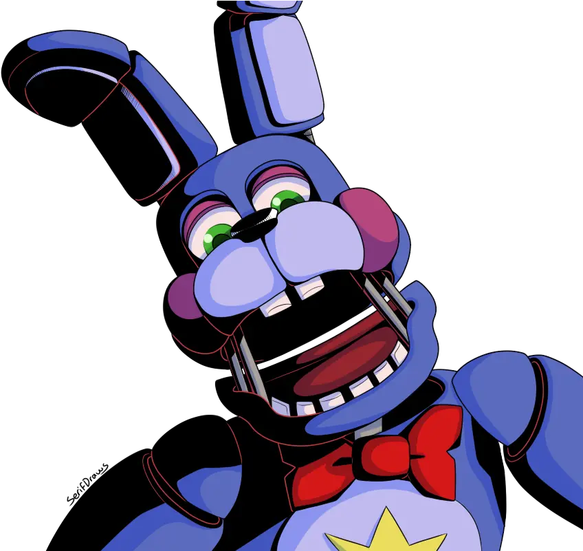  Bonnie By Serifdraws Rockstar Bonnie Png Five Nights At Freddys Png