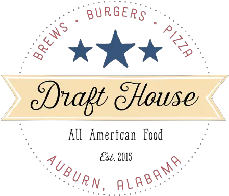  Craft Beer And All American Food In Auburn Al Auburn Draft House Logo Png Auburn Logo Png