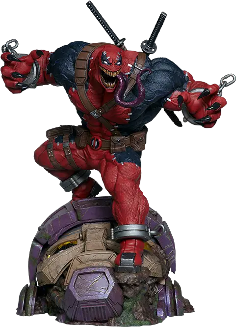  Marvel Venompool Statue Venompool Statue Png Venom Transparent