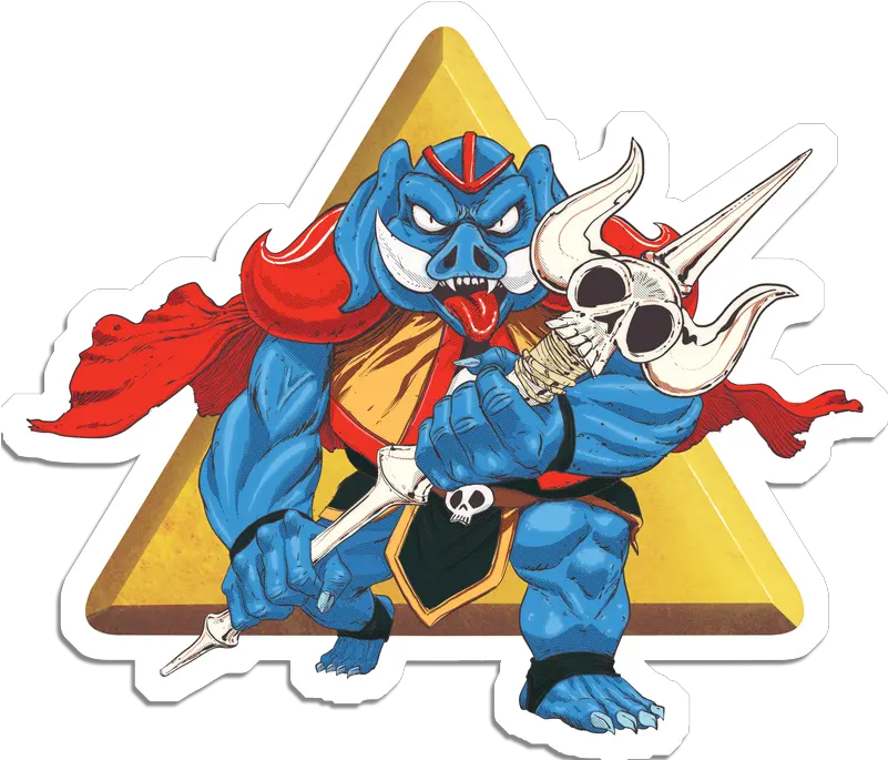  Ganon Png Power Courage U0026 Wisdom Triforce Stickers Legend Zelda Nes Concept Art Ganondorf Png