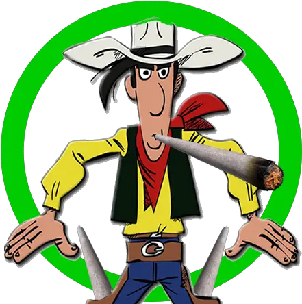  Luckyluke Smoke Lucky Luke Png Weed Smoke Png