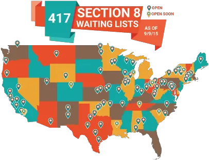  20 Section 8 Waiting Lists Open Now Section 8 Housing Map Png Wait List Icon