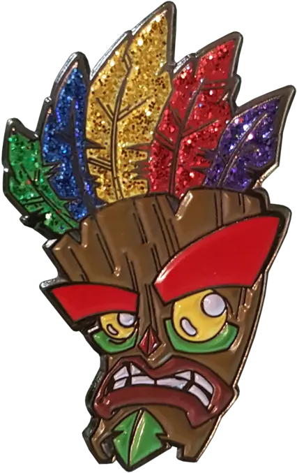  Download Crash Glitter Aku Mask Aku Aku Png Aku Png