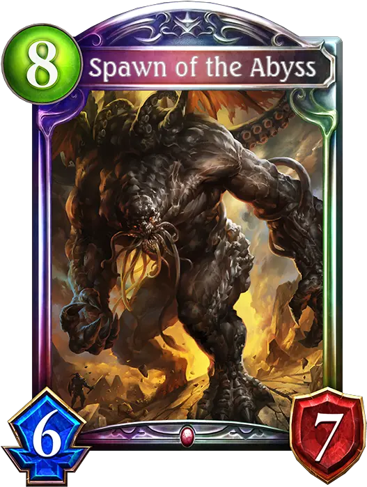  Card Spawn Of The Abyss Shadowverse Al Machinus Png Spawn Png