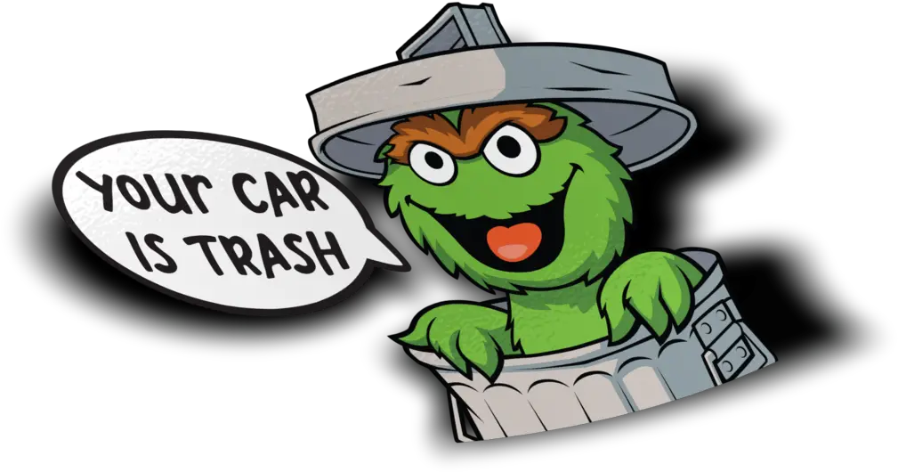  Oscar The Grouch Sticker U2013 Sugoi International Oscar The Grouch Sticker Png Oscar The Grouch Png