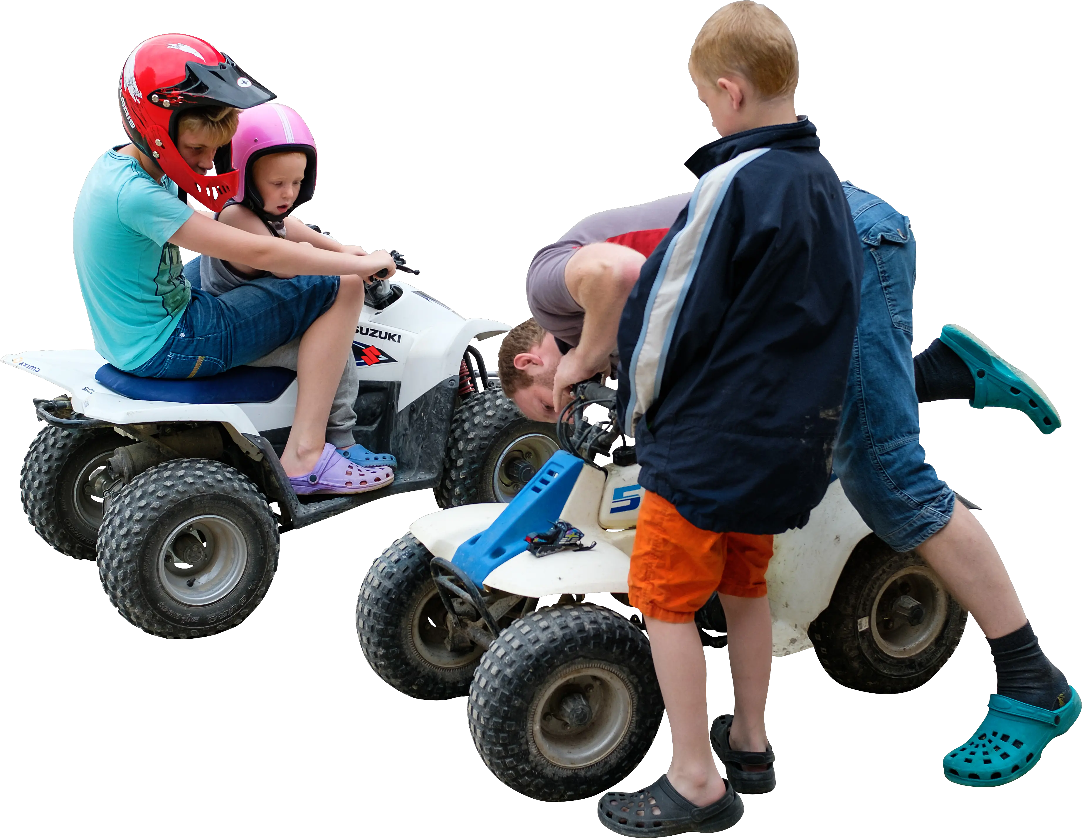  Kids People Render Png People On 4 Wheeler Png Group Of People Walking Png