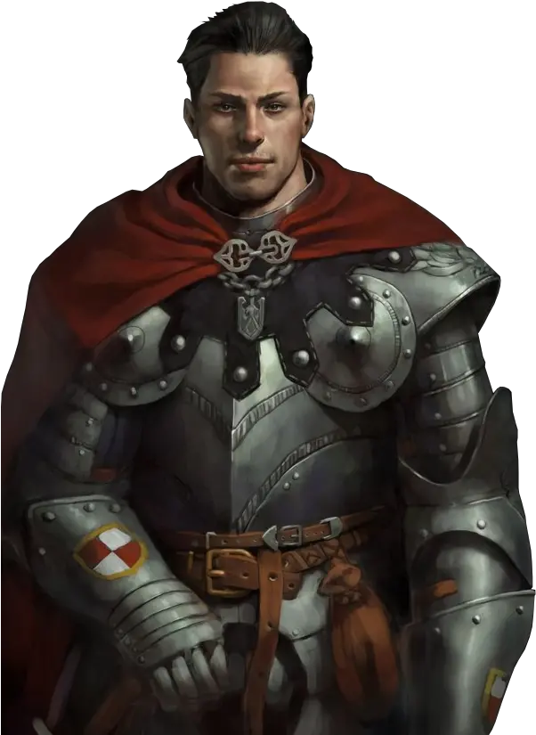  Knight Male Knight Character Portrait Png Paladin Png