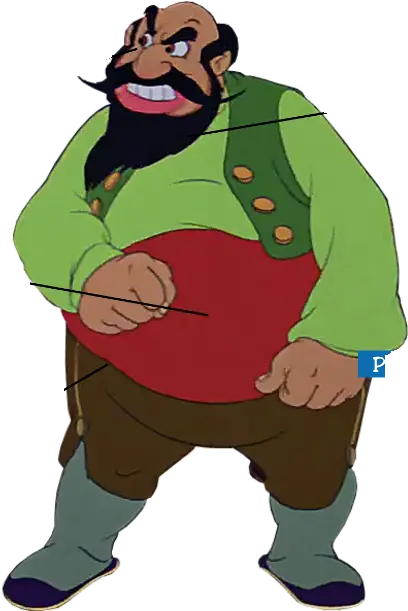  Mangiafuoco Png 2 Image Pinocchio Characters Stromboli Pinocchio Png