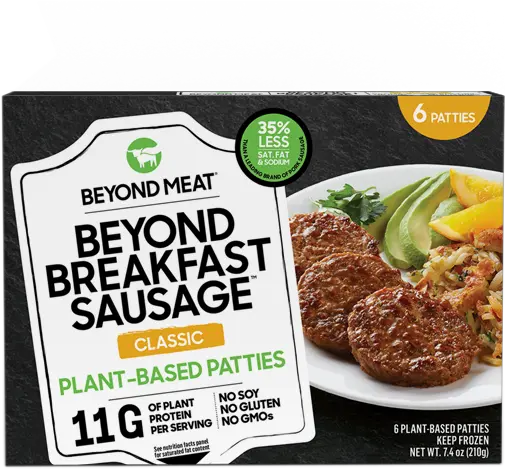  Beyond Meat Go Beyond Beyond Meat Spicy Breakfast Sausage Png Meat Png