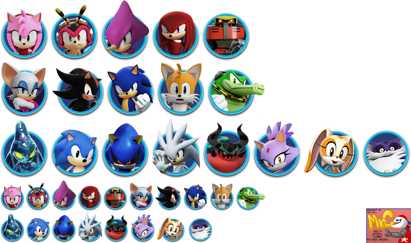  Mobile Sonic Forces Speed Battle Character Icons Race Sonic Forces Speed Battle Icons Png Character Png