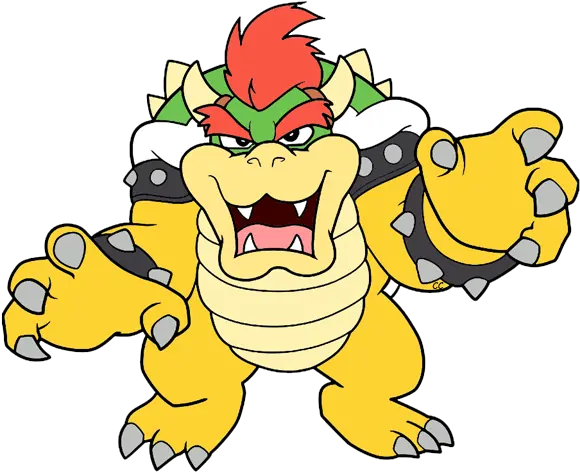  Super Mario Bros Clip Art Cartoon Bowser Mario Kart Cartoon Png Bowser Png