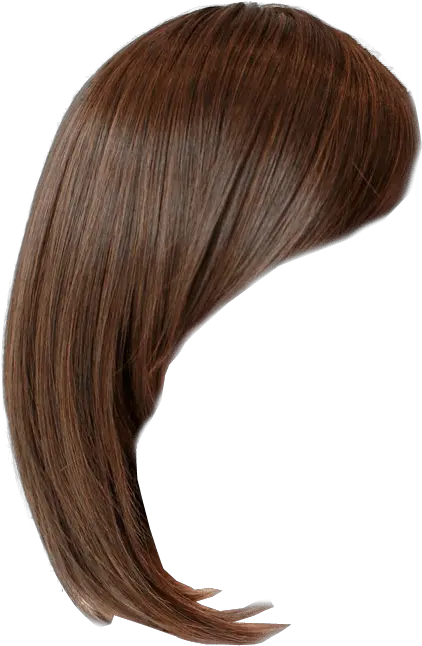  Hair Style Side Bob Transparent Brown Hair Side Png Brown Hair Png