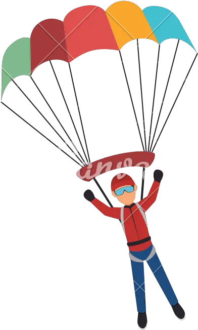  Download Parachute Png Pic Cartoon Parachuting Png Parachute Png