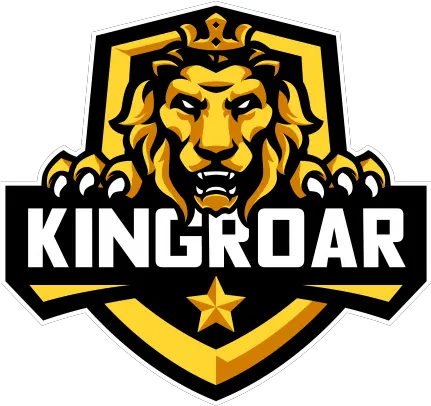  Kingroar Mascot And Esport Game Logo Design Template Zeerk Lion King Esport Logo Png Esport Logos