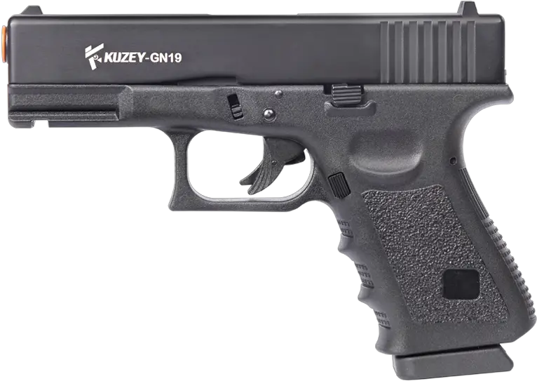  Glock 19 Kuzey Arms Gn19 Blankpepper Gun Glock 19 Co2 Blowback Png Arm With Gun Png