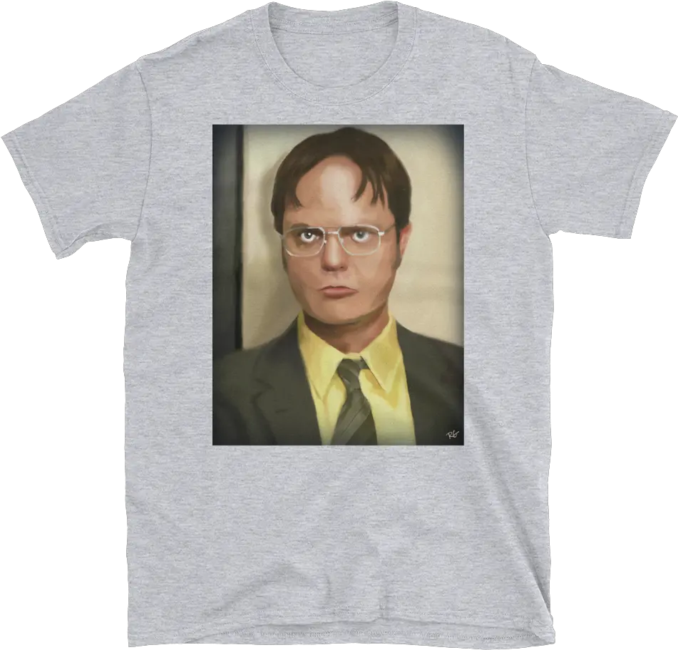  The Office Dwight Schrute Short Sleeve Unisex Tshirt Senior 2020 Shit Gettin Real Png Dwight Schrute Png