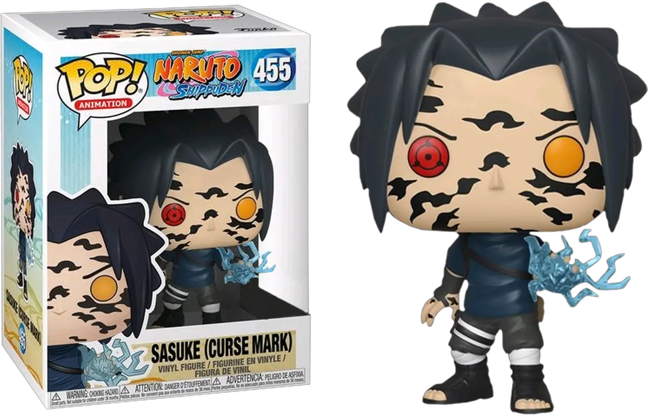  Naruto Shippuden Sasuke With Cursed Mark Pop Vinyl Figure Curse Mark Sasuke Funko Pop Png Sasuke Transparent