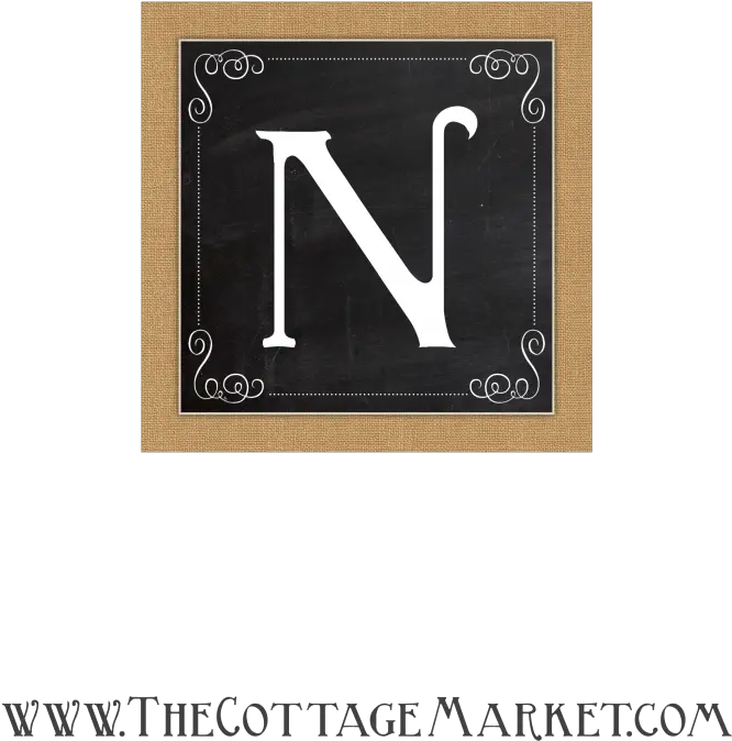  Photo Thecottagemarket Burlapampchalkboardletter Picture Frame Png Chalk Board Png