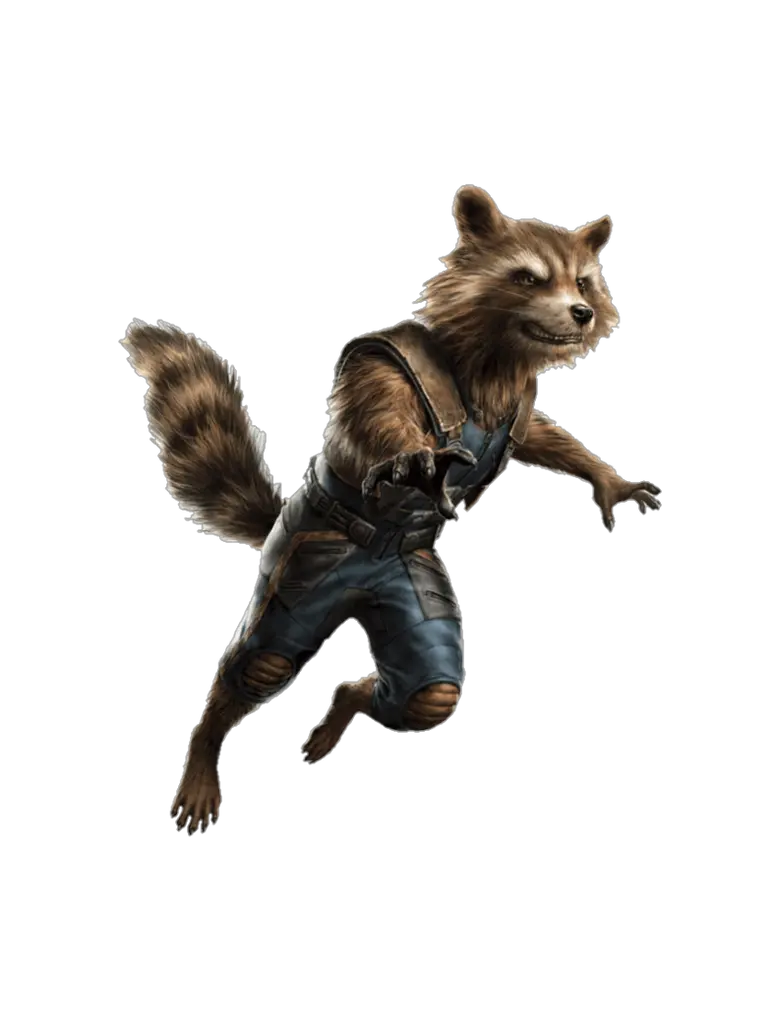  Rocket Guardians Of The Galaxy Clipart Rocket Raccoon Png Raccoon Transparent Background