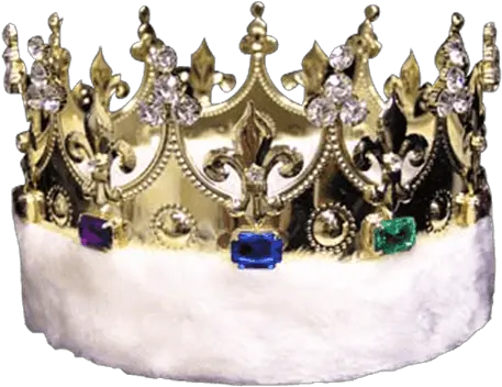  Silver King Crown Png Picture King Crown With Fur Silver Crown Png